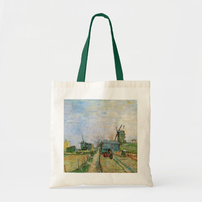 Vegetable Garden in Montmartre by Vincent van Gogh Tote Bag (Front)