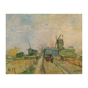 Vegetable Garden in Montmartre by Vincent van Gogh Wood Wall Decor