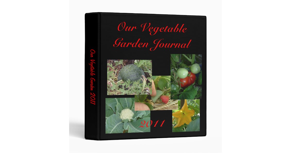 Garden Journal & Seed Packet Organizer 3 Ring Binder