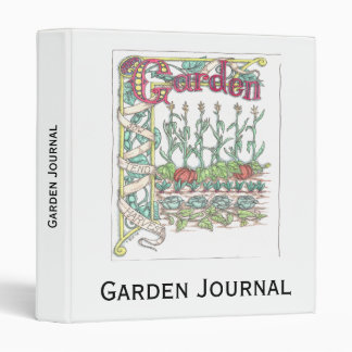 Vegetable Garden Journal Binder