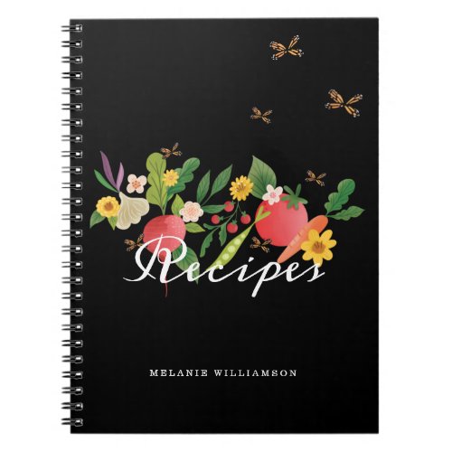 Vegetable Garden Medley Butterflies Recipes Black Notebook
