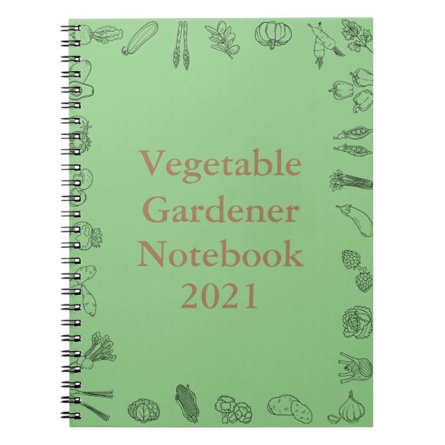 Vegetable Garden Notebook   (Front)