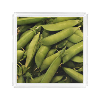 Vegetable Garden Pea  Acrylic Tray