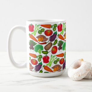 Vegetable Garden Produce Greenmarket Veggies Coffee Mug