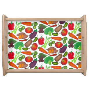 Vegetable Garden Produce Greenmarket Veggies Serving Tray