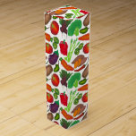 Vegetable Garden Produce Greenmarket Veggies Wine Box<br><div class="desc">Design features an original marker illustration of an assortment of fresh garden vegetables: peppers, asparagus, brussels sprouts, carrots, tomatoes, eggplant, yams, russet potatoes, chili peppers, beets, broccoli and jalapeños. This veggie design is also available on other products. Don't see what you're looking for? Need help with customization? Contact Rebecca to...</div>