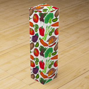 Vegetable Garden Produce Greenmarket Veggies Wine Box