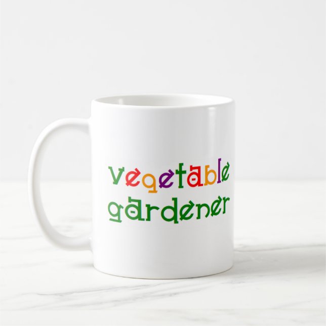 vegetable gardener coffee mug (Left)