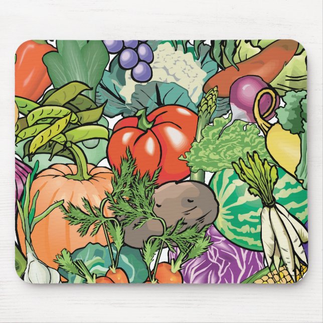 Vegetable Gardener Mouse Pad (Front)