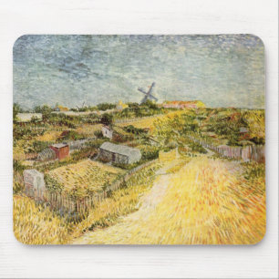 Vegetable Gardens, Montmartre by Vincent van Gogh Mouse Pad