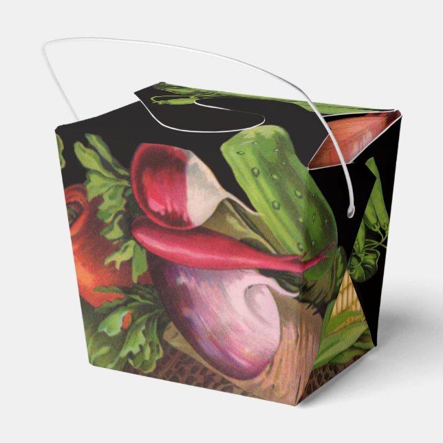 Vegetable Heaven Favor Box (Back Side)