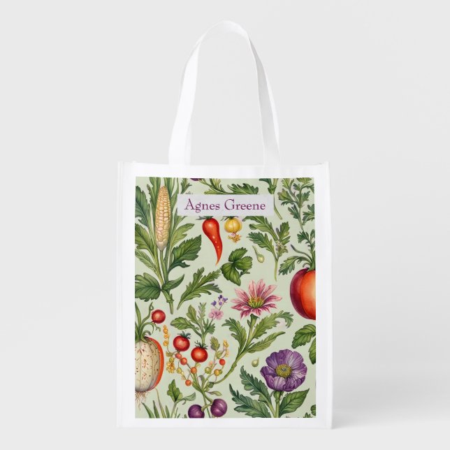 Vegetable Jamboree Grocery Bag (Front)