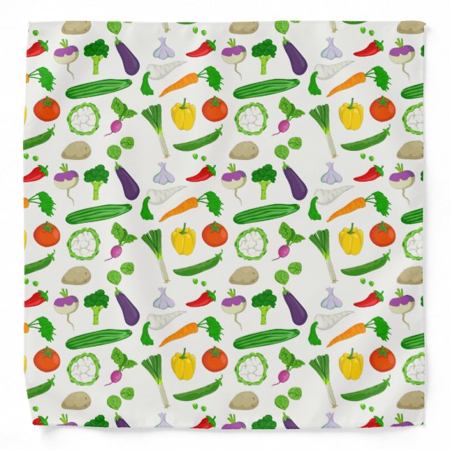 Vegetable Medley Bandana (Front)