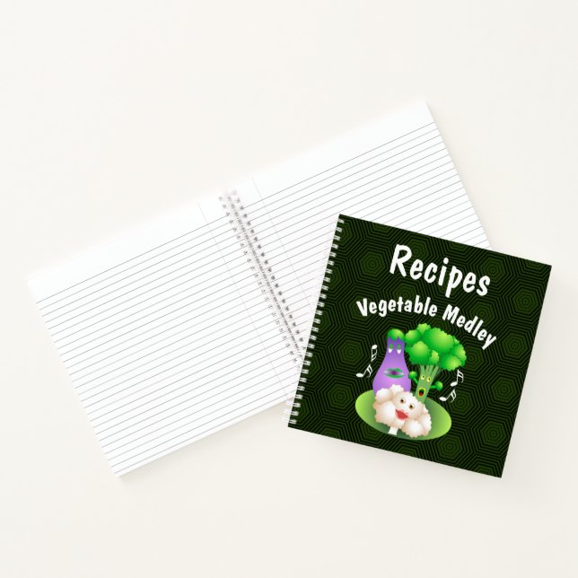 Vegetable Medley Recipe Notebook (Inside)