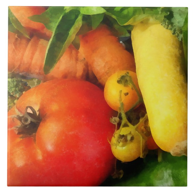 Vegetable Medley Tile (Front)