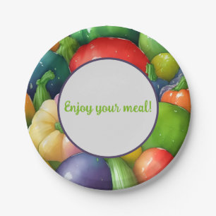 vegetable paper plates