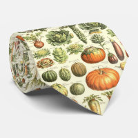 Vegetable Pattern Tie - Healthy Veg Art Necktie