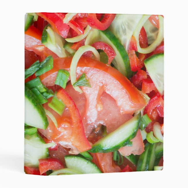 Vegetable salad mini binder (Front/Spine)