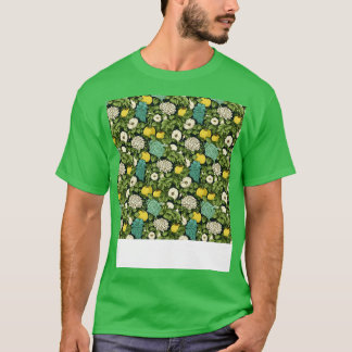 Vegetable Seamless Pattern Veggie Leafy Green Sala T-Shirt