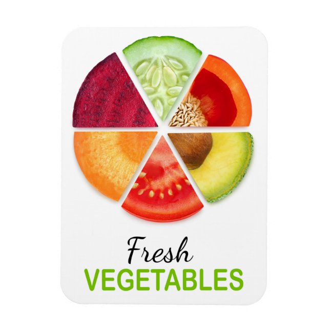 Vegetable slices magnet (Vertical)