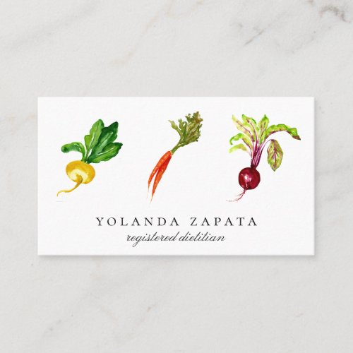 Vegetable Trio Business Cards