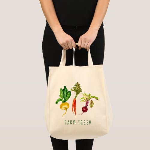 Vegetable Trio Farm Fresh Tote Bag