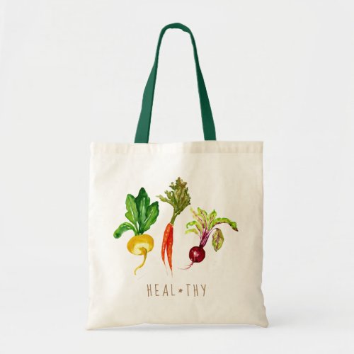 Vegetable Trio Healthy Tote Bag