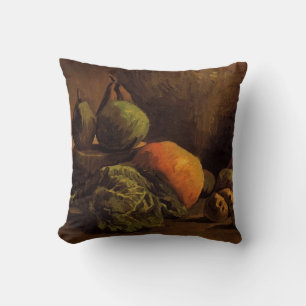 Vegetables and Fruit by Vincent van Gogh Throw Pillow