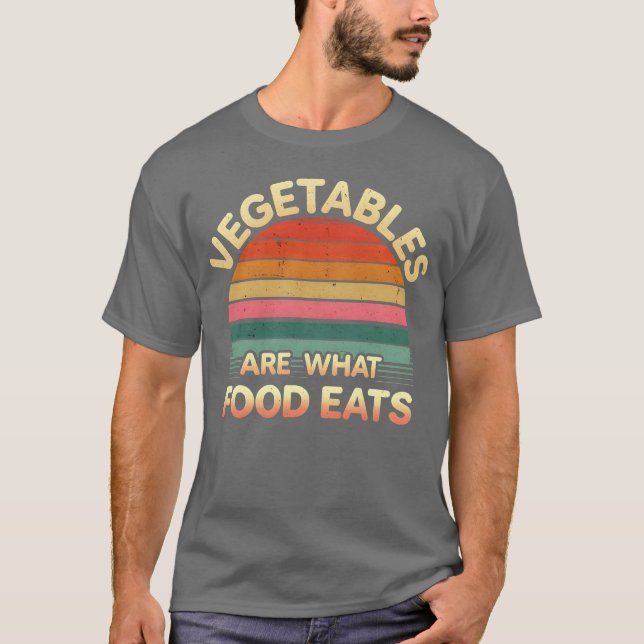 Vegetables Are What Food Eats boy T-Shirt (Front)
