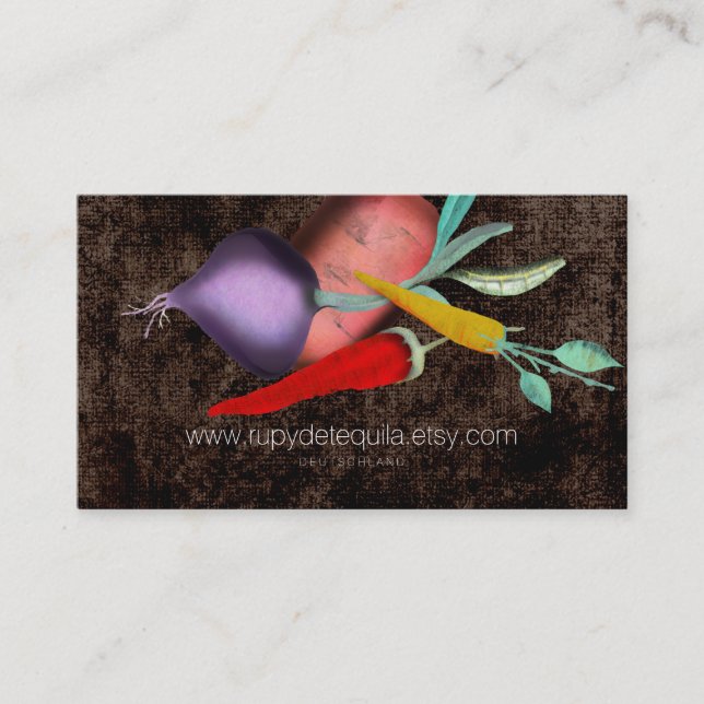 Vegetables Business Card (Front)