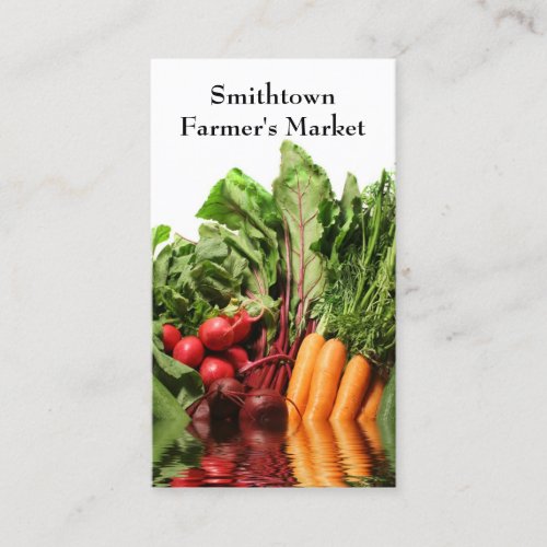 Vegetables Business Card