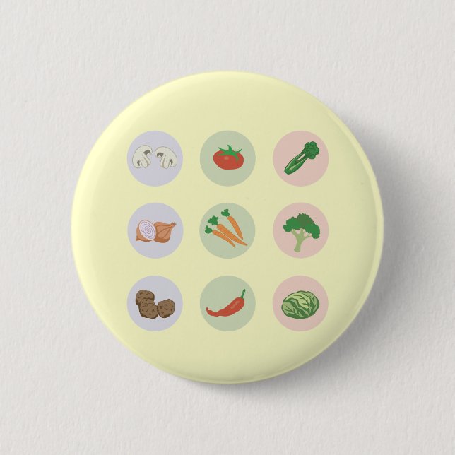 Vegetables Button (Front)