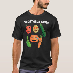 Vegetables For Mom Women Healthy Lifestyle Food T-Shirt