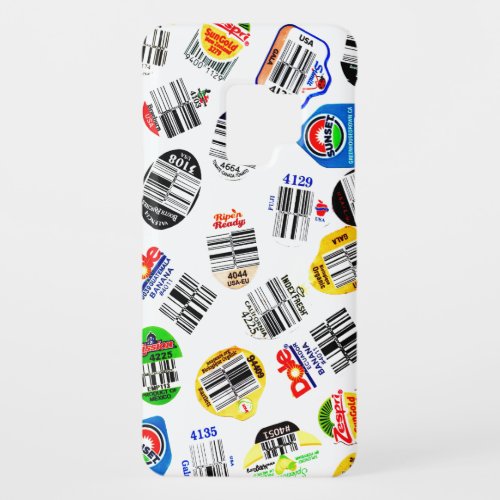 Vegetables Fruits Barcode Sticker Pattern Case_Mate Samsung Galaxy S9 Case