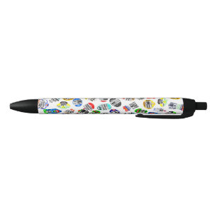 Vegetables Fruits Barcode Sticker Pattern Pen