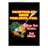 Vegetables have feelings, too. (Front)