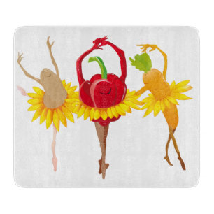 Vegetables in madness cutting board