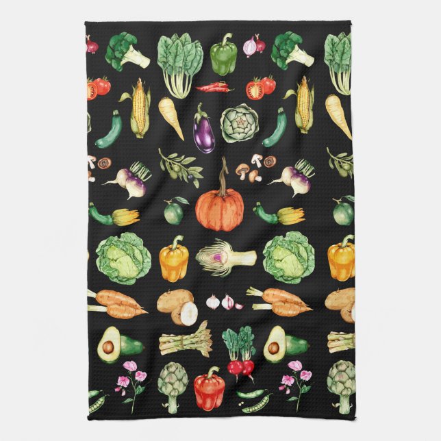 Vegetables Kitchen Towel (Vertical)