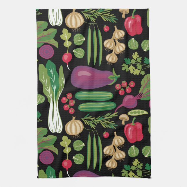 Vegetables Kitchen Towel (Vertical)
