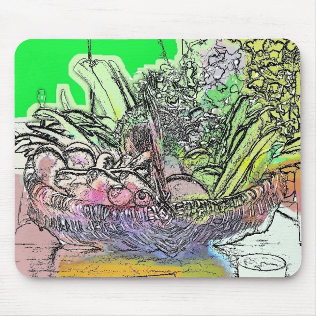 VEGETABLES MOUSE PAD (Front)