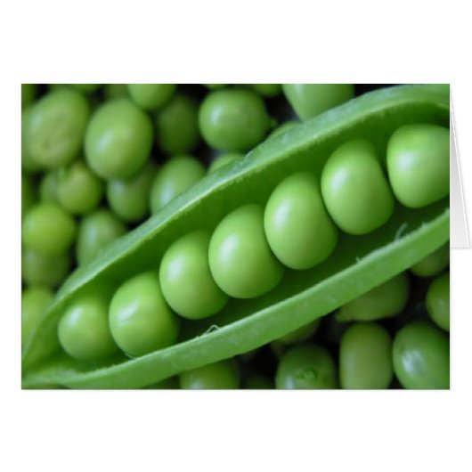 VEGETABLES PEAS CARDS (Front Horizontal)