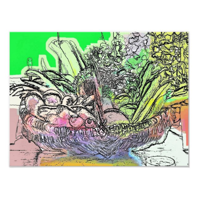 VEGETABLES PHOTO PRINT (Front)