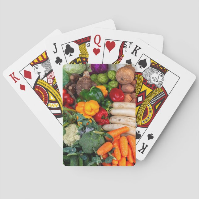 Vegetables Poker Cards (Back)