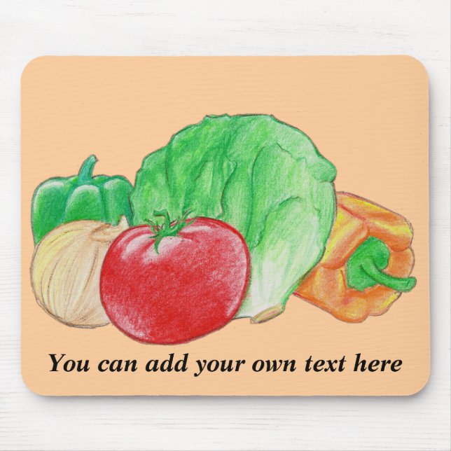 Vegetables Produce Mousepad (Front)