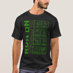Vegetables Runs On Veggies Vegan Eating Healthy P T-Shirt