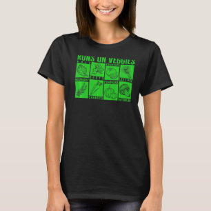 Vegetables Runs On Veggies Vegan Eating Healthy P T-Shirt