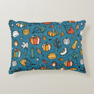 Vegetables vintage Background. Different Varieties Accent Pillow