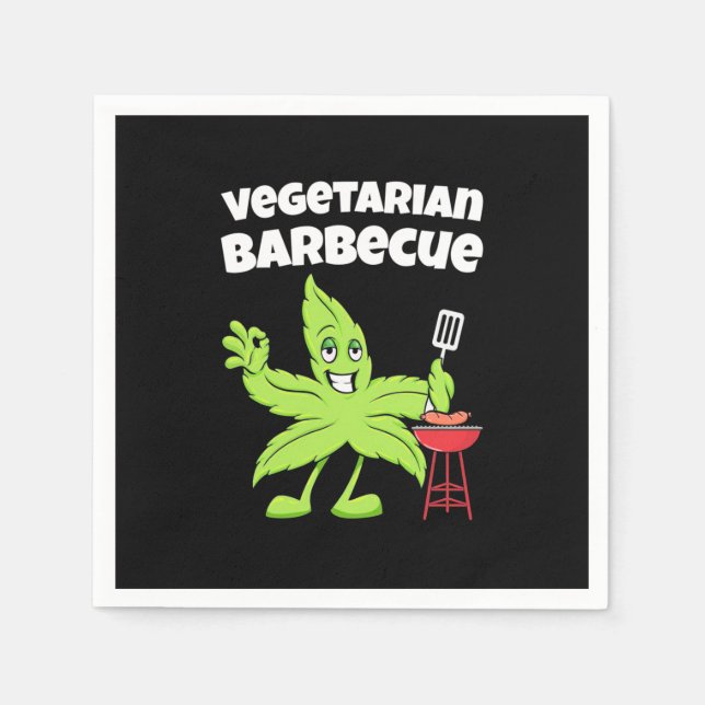 Vegetarian Barbecue Napkins (Front)