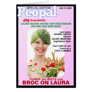  Vegetarian Birthday Puns Peopal - Parody People  Cards