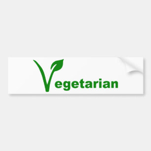 Vegetarian Bumper Sticker
